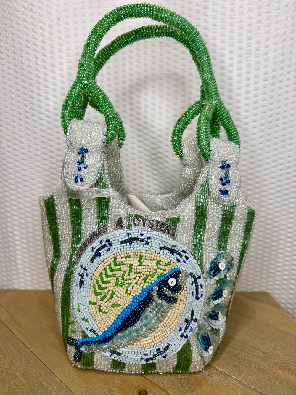 Viral Beaded Sardine Tote Bag!!